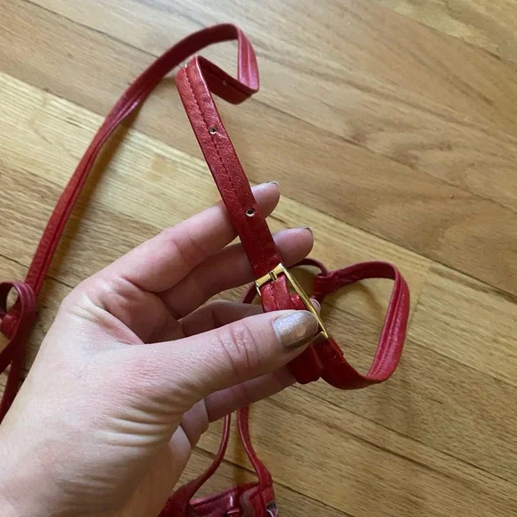 Red Leather Women's Bag - Picture 8 of 8